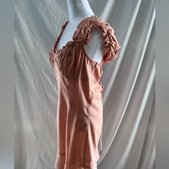 Free People NEW Like A Lady Mini Dress Cocoa Dress Size Med NWT - Picture 7 of 14